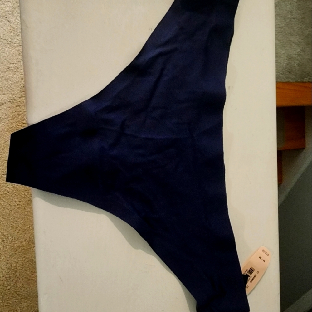 navy blue Victoria's Secret thong